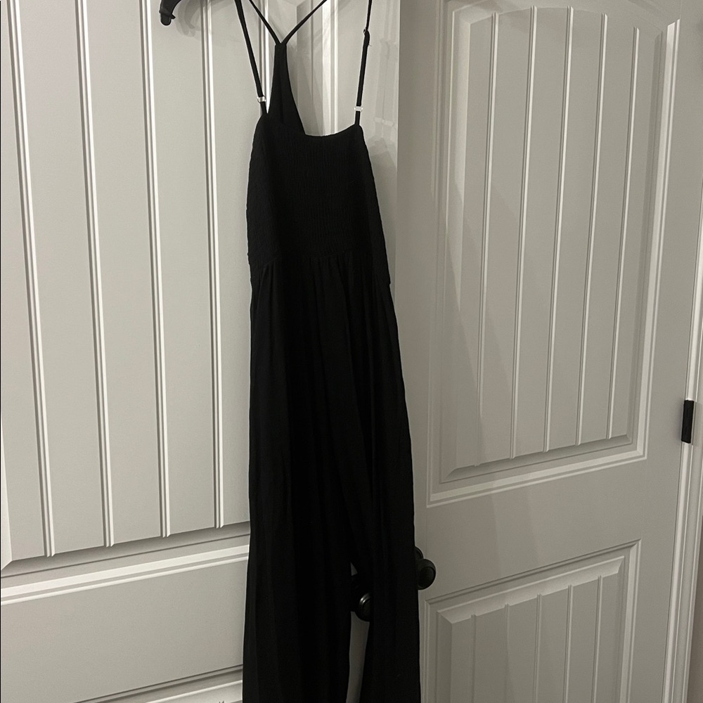 Black Strappy Jumpsuit